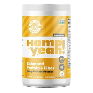 Manitoba Harvest Hemp Yeah! Balanced Protein   Fiber Powder, 16.0 oz