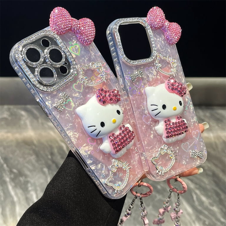 Fashion Sanrio Hello Kitty Phone Case for IPhone 12 13 14 15 16 Pro Max  Plus Cute Cover - Walmart.com