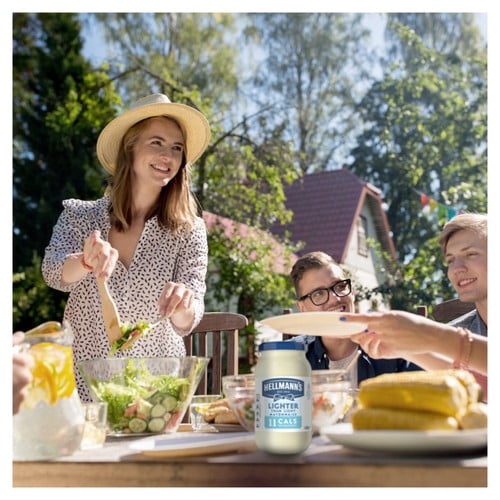 Hellmann's Lighter than Light Mayonnaise 400g, British Import (Pack of 2)