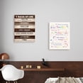 thumbnail image 5 of Be Your Own Kind Of Beautiful Canvas Prints  Wall Artwork Ready to Hang for Kids Girls Nursery Home Bedroom Decor-Inspirational Canvas Wall Art Gifts for Teens Girls 12" x 16" in, 5 of 12