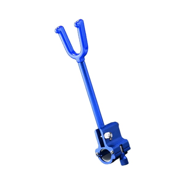 Soporte portátil para caña de pescar, soporte para caña de pescar, soporte para caña de pescar azul largo
