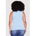 thumbnail image 4 of Women's Plus Size Seamless Ribbed Knit Mock Neck Tank Top, 4 of 4