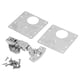 thumbnail image 3 of Kit de placa de reparación de bisagra de gabinete de acero inoxidable para puerta de cocina, muebles, estantes, armario, 3 of 9