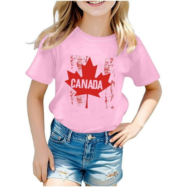 COM1950s Shorts pour Filles, Crop Tops Mignons, T-Shirts pour Enfants Manches Courtes T-Shirt Graphique Col Rond Crop Top pour 3-14 Ans Filles et Garçons T-Shirt Tee, Crop Tops pour Enfants, Shorts Garçon Tout-Petit