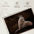 thumbnail image 6 of Elephant Stock White Wolf Howling Wall Art - Horizontal Canvas Wall Art - Living Room Wall Decor - Animal Canvas - Beige And Brown Decor By Jo Walsh - 12" x 8", 6 of 8