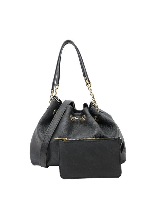 Pre-Owned Pre Owned Louis Vuitton LV Bundle Monogram Empreinte Leather Shoulder Bag Black