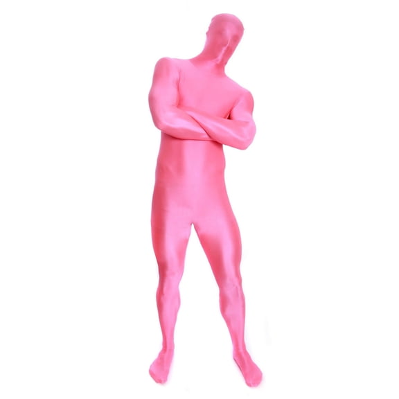 Morphsuits Pink Morphsuit Mens Womens Skinsuit Zentai Suit Fancy Dress Costume Halloween Pink 2XL
