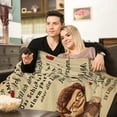 thumbnail image 3 of DAJU Wedding Anniversary Gifts for Men Blanket Flannel Soft and Comfortable Anti static Bed Sofa Blanket(40*50inch), 3 of 6