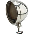 thumbnail image 2 of Dietz Type Stainless Steel 7 Inch Universal Headlight Bucket: Polished Shine, Accepts 7" Bulbs (Sold Separately), 1/2"-13 Threaded Mount with Wiring Pass-Through, Dedicated Ground Wire, 2 of 11