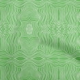 thumbnail image 1 of oneOone Cotton Silk Green Fabric Moire Quilting Supplies Print Sewing Fabric By The Yard 42 Inch Wide, 1 of 4