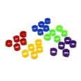 thumbnail image 1 of Zeus 100Pcs 8mm Identification Pigeons Parrot Bird Opening Foot Rings Bird Supplies, 1 of 7