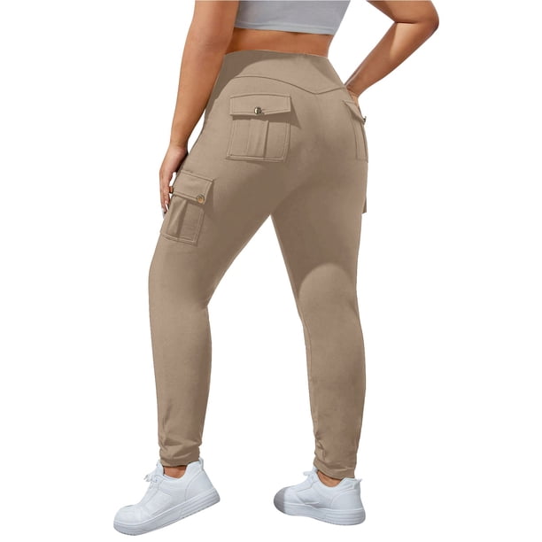 Pantalones de yoga para mujer con cintura ancha y pernera acampanada - Nailon/spandex, S-XXL, cintura alta, color liso, ropa deportiva
