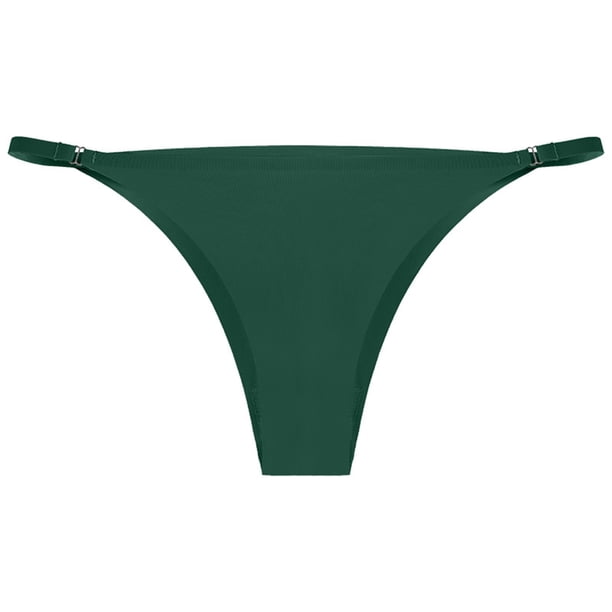 Panty Microfibra con Encaje Bikini Gibobby Ropa Interior Verde M