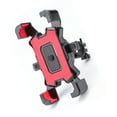 thumbnail image 2 of Soporte para teléfono de bicicleta Montaje de bicicleta ajustable antideslizante 4.5-6.8 pulgadas Portátil Ciclismo Ciclismo Racing Soporte de montaje Accesorio rojo para manillar Inevent EL015524-05B, 2 of 7