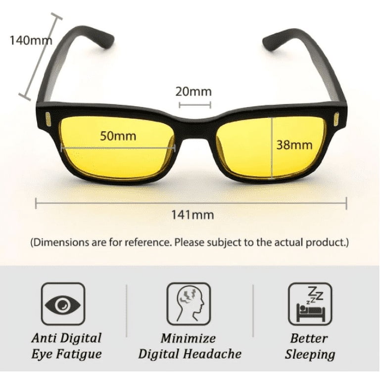 Cat Eye Blue Light Blocking Glasses For Women – UV400, Clear Polycarbonate Lenses