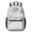 Black-1, variant on 17 Inch Lightweight Backpack,PVC Waterproof Oxford Fabric, Ergonomically Designed, with Large Capacity, Aqua Blue Watercolor
