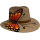 thumbnail image 2 of Sombrero Artesanal Ximxi para Dama de Mariposa Color Beige, 2 of 5