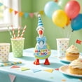 thumbnail image 5 of RUINIXCW 7 Inch Birthday Desk Goose Outfits Desktop Duck Outfit Mini Porch Goose Outfit for Desk Goose Figurine Felt Desk Goose Clothes Hat Bowtie Set (No Goose), 5 of 8