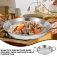 thumbnail image 3 of BESTYASH Poêle à Paella Antiadhésive en Acier Inoxydable pour la Cuisson des Aliments pour Restaurant 1Pcs, 3 of 7