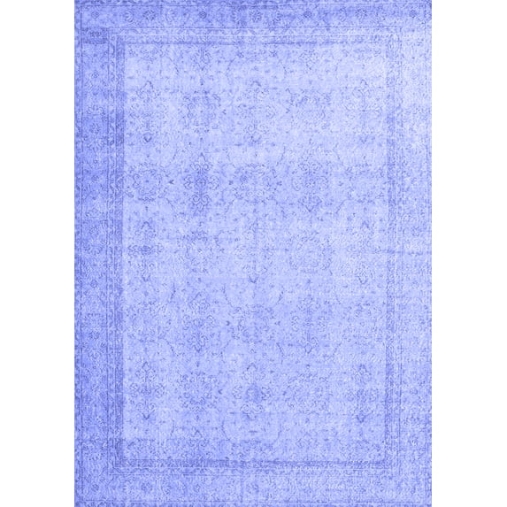 Ahgly Company Indoor Rectangle Persian Blue Traditional Area Rugs, 2' x 4'