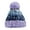 Lavender Fizz, variant on Beechfield Boys/Girls Corkscrew Pom Pom Beanie