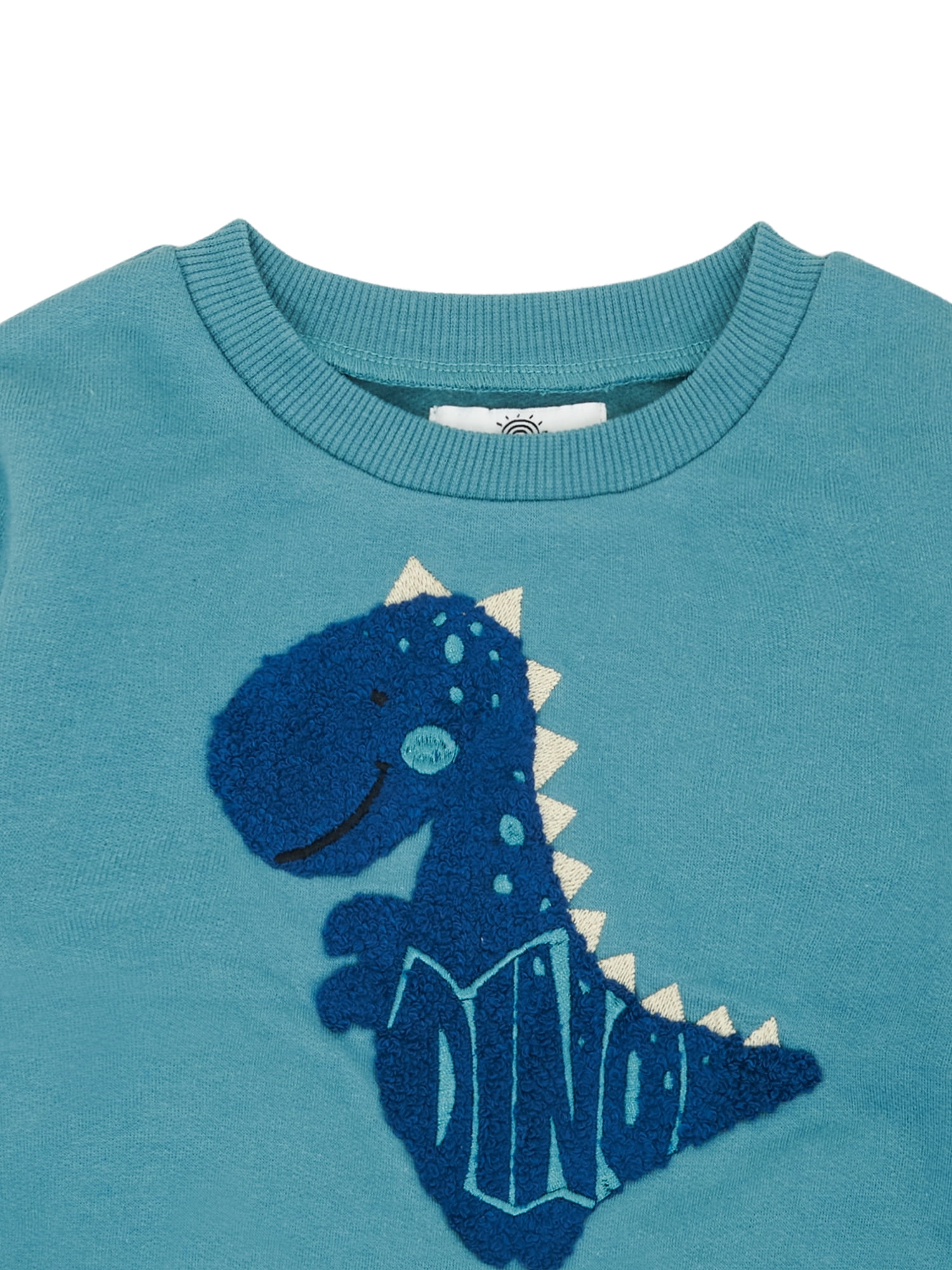 Wonderluxe Baby Boys' Long Sleeve Fleece Sweatshirt and Jogger, 3-Piece Set, Sizes 0-3M-24M