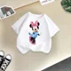 thumbnail image 4 of Ropa infantil de Disney Mickey Minnie, camiseta para niños, camiseta de verano de manga corta para niñas, camiseta de algodón, camiseta bonita de dibujos animados para niños y niñas, 4 of 5