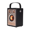 thumbnail image 4 of Speaker, 10m Range Small Retro Speaker Memory Card  For Indoor For Party Black Export Version, 4 of 8