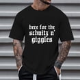 thumbnail image 6 of Razzly Men T Shirts Funny Print Graphic Tee Comfortable Short Sleeve Casual Summer Top for Daily Wear Outdoor Activities(Black,XL), 6 of 6