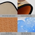 thumbnail image 2 of SKYSONIC Thanksgiving Turkey 2 Pieces Kitchen Rug Cushioned Anti-Fatigue Kitchen Rugs Set for Home Office Laundry,19.7" x 27.6"+19.7" x 47.2", 2 of 7