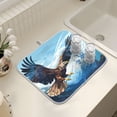 thumbnail image 7 of Ryvnso Eagle Flying Dish Drying Mat for Kitchen Countertop 16x18 Small Dish Pad Drainer Rack Dish Sink Mats, 7 of 7