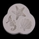 thumbnail image 1 of de Mar 3D / Conchas / Molde de Silicona de Confitería de Pez de Alquitrán Molde de Silicona para Decoración de Tartas con Fondant Herramien Soledad moldes de silicona para pasteles, 1 of 10