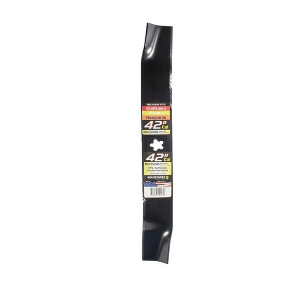 Cuchilla de cortacésped MaxPower Mulching de 42 cm para cortacéspedes con ruedas, paquete de 1