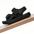 thumbnail image 6 of Abomasnow Toddler Boys Girls Summer Sandals with Adjustable Straps Anti-Slip Open Toe Beach Sandals for Kids, 6 of 8