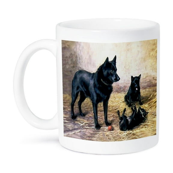 3dRose, Schipperkes, 11oz Mug