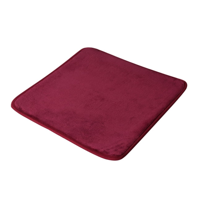 WHEANG Clearance Solid Color Sanding Thickened Dining Chair Pad Office Computer Chair Pad Student Fart Mat Seat Cushion
