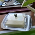 thumbnail image 1 of Plat de Conservation pour Aliments en Acier Inoxydable avec Couvercle Transparent, 1 of 7