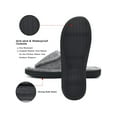 thumbnail image 5 of DL Adjustable Mens Slippers Memory Foam Open Toe House Slippers, 5 of 7