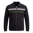 thumbnail image 6 of Men Casual Cardigan Sweaters Full Zipper Closure Long Sleeve Waffle Jackets, 6 of 6