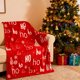 thumbnail image 5 of Adornos navideños, regalos navideños, manta de franela suave y cómoda con estampado navideño de doble cara, ideal para sofá de dormitorio, decoración navideña, manta de poliéster., 5 of 6