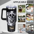 thumbnail image 5 of Gifts for Son - 40 oz Stainless Steel Tumbler with Handle and Straw - To My Son Birthday Gifts from Mom Dad, Graduation Christmas Gifts for Grown Son, Adult Son Gift Ideas, 5 of 6