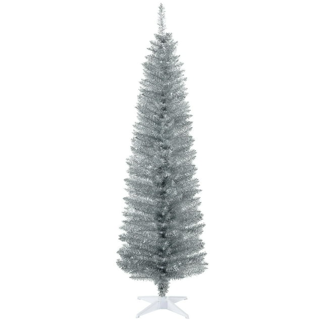 Árbol de Navidad artificial HOMCOM de 6 pies con 390 puntas