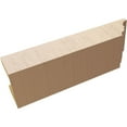 thumbnail image 6 of Ekena Millwork 6"W x 4"H x 20"L Asheboro Woodgrain TimberThane Rafter Tail, Primed Tan, 6 of 6
