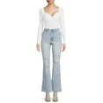 thumbnail image 4 of Madden NYC Juniors' Super High Rise Flare Jeans, 4 of 6