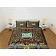 thumbnail image 2 of Colorido abstracto Africano Patrón Juego de Cama Funda Nórdica, Boho Ropa de Cama Étnica, 2 of 4