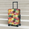 thumbnail image 6 of Rateoe Cute Cartoon Cat Printed Luggage Cover, Suitcase Protector Fits 18-32 Inch Luggage-Large, 6 of 7