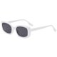 thumbnail image 2 of Gafas de sol de moda Gafas de sol retro Gafas de sol unisex Gafas de sol unisex Forma ovalada De moda Evitar el deslumbramiento Gafas de bloqueo UV para exteriores Blanco ANGGREK Otros, 2 of 8
