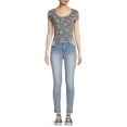 thumbnail image 5 of Time and Tru Women's High Rise Skinny Jeans, 5 of 6