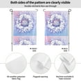 thumbnail image 2 of Wukai Round Snow Merry Christmas Garden Flags Double Sided Welcome Garden Yard House Flags Outside Outdoor House (Only Flag), 2 of 8