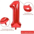 thumbnail image 2 of 40 Inch Red Large Numbers Balloons Number 16 Digital 16 Helium Balloons, Foil Mylar Big Number Balloons for Birthday Party Anniversary Supplies Decorations, 2 of 12